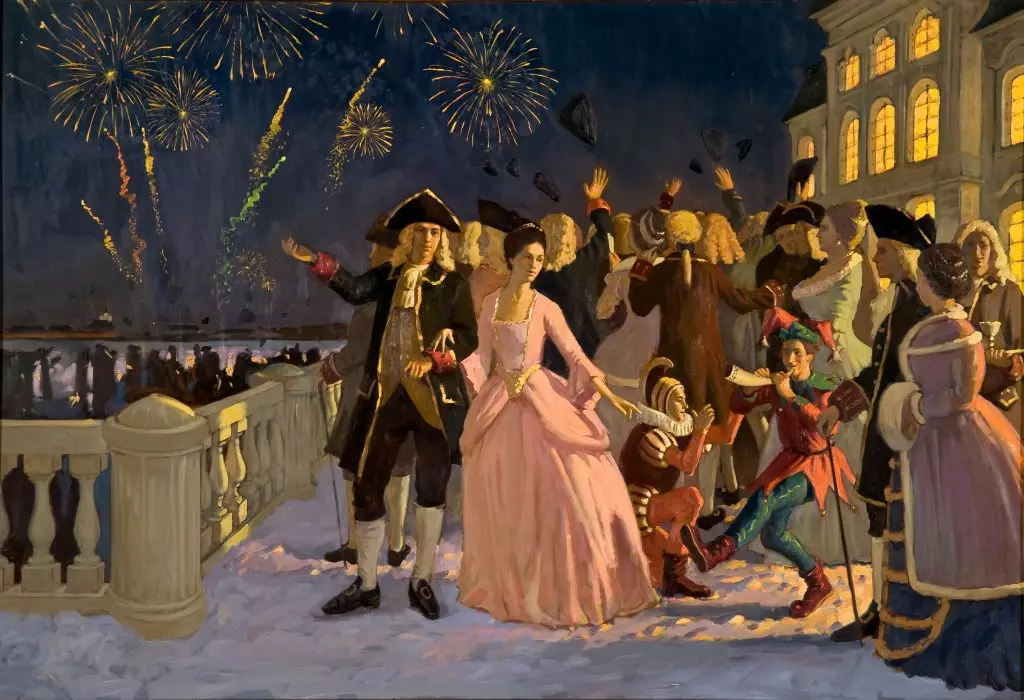 Нова година в Русия: традиции и обичаи на Нова година. Какъв номер са го празнува? По кое време не започва честването? Колко пъти да ви запозная с него в Русия? 24563_6
