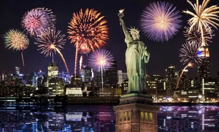 Nuwejaar in New York (17 foto's): Nuwejaar se bal op Times Square. Hoe anders vier hulle en vier nuwe jaar in New York? 24565_14