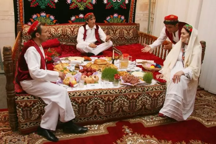 Nyttår i Usbekistan: Hvordan begynner Uzbeks å feire og hvilken tid begynner du å feire? Tradisjoner og ritualer. Hva er matlaging på bordet? 24568_10