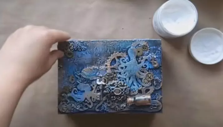 Steampunk com suas próprias mãos: artesanato de papier machê e caseiro, caixão para iniciantes e pinturas, artesanato feito de madeira e metal 24574_28