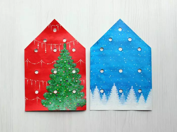 Brinquedos de papel de ano novo: como fazer bolas na árvore de Natal para o ano novo com suas próprias mãos? Jóias em origami, brinquedos de papel volumétrico 24576_20