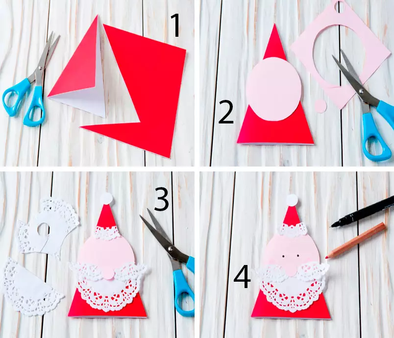 Новогодишни играчки: Како да направите топки на елка за новата година со свои раце? Накит во оригами, волуметриски играчки за хартија 24576_27