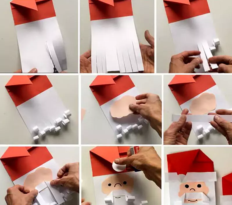 Новогодишни играчки: Како да направите топки на елка за новата година со свои раце? Накит во оригами, волуметриски играчки за хартија 24576_30