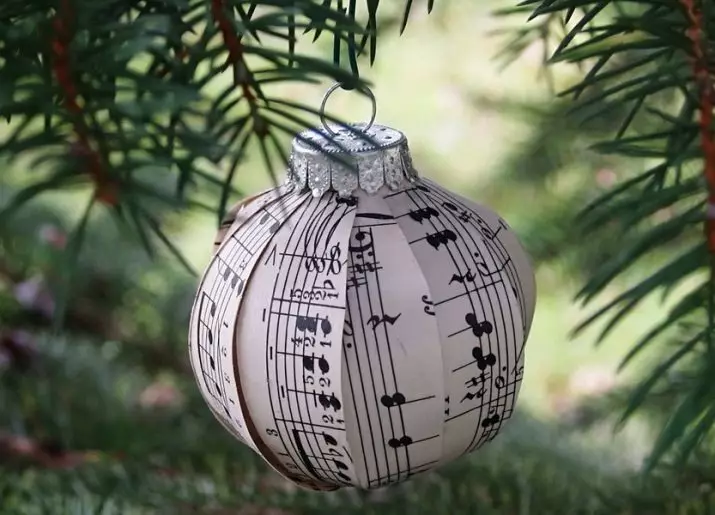 Новогодишни играчки: Како да направите топки на елка за новата година со свои раце? Накит во оригами, волуметриски играчки за хартија 24576_31