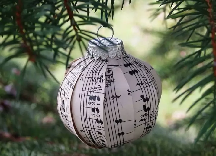 Neujahrs-Papierspielzeug: So machen Sie Bälle auf dem Weihnachtsbaum für das neue Jahr mit deinen eigenen Händen? Schmuck in Origami, volumetrischem Papierspielzeug 24576_31