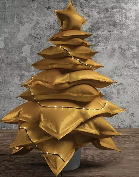 Uudenvuoden puu omalla kädellä: Kuinka tehdä joulukuusi uudelle vuodelle paperista, makeista ja muista tyttöystävästä? Ideat ja master-luokka 24587_29