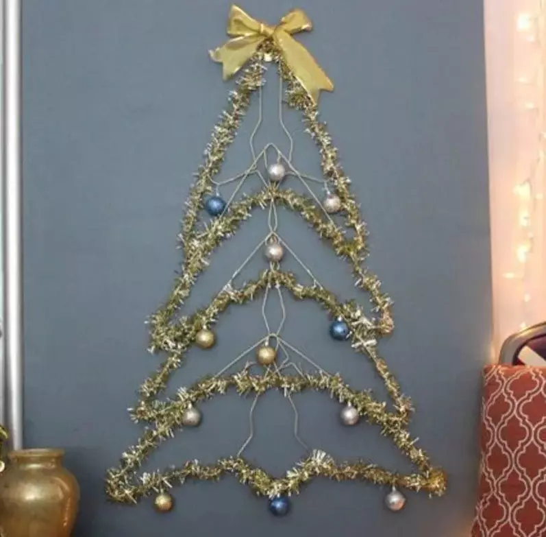 Árbol de Año Nuevo con tus propias manos: ¿Cómo hacer un árbol de Navidad para el nuevo año de papel, dulces y otros de la novia? Ideas y Clase Master 24587_9