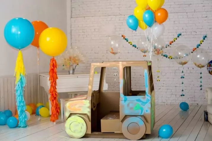 Birthday decoration for the boy: how to decorate the room with balls for a child 2-3 years old, 4-5, 6-7 and 8-10 years? 24617_44