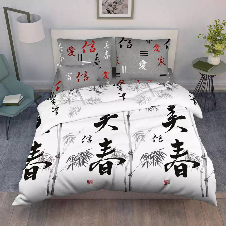 Yatak çarşafları (53 fotoğraflar): Güzel kitler. Hangi uyku olanakları en kaliteli ve bunları nasıl seçeceğiniz? Üretme 24720_46