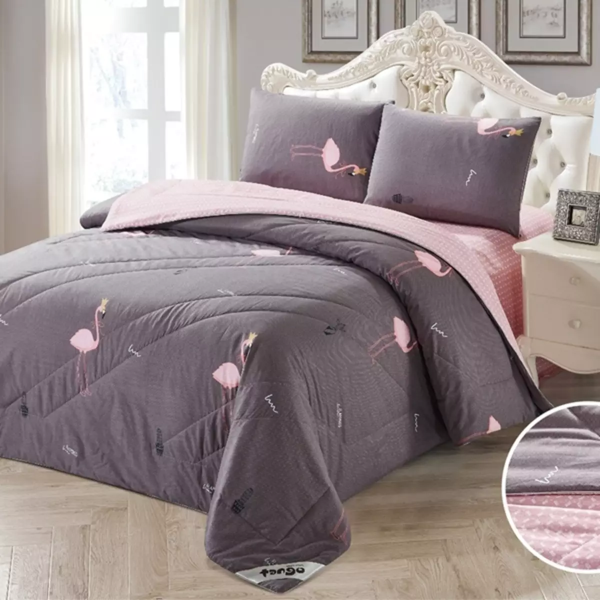 Ropa de cama con una manta en lugar de una edredón: elija un kit de verano o un conjunto 24724_15