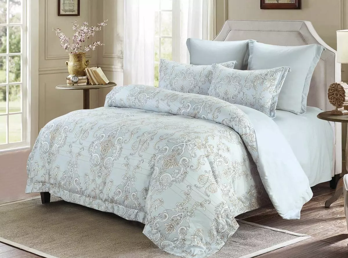 Linen na blanket kama Duvette: Họrọ Kit Kit ma ọ bụ setịpụrụ 24724_27