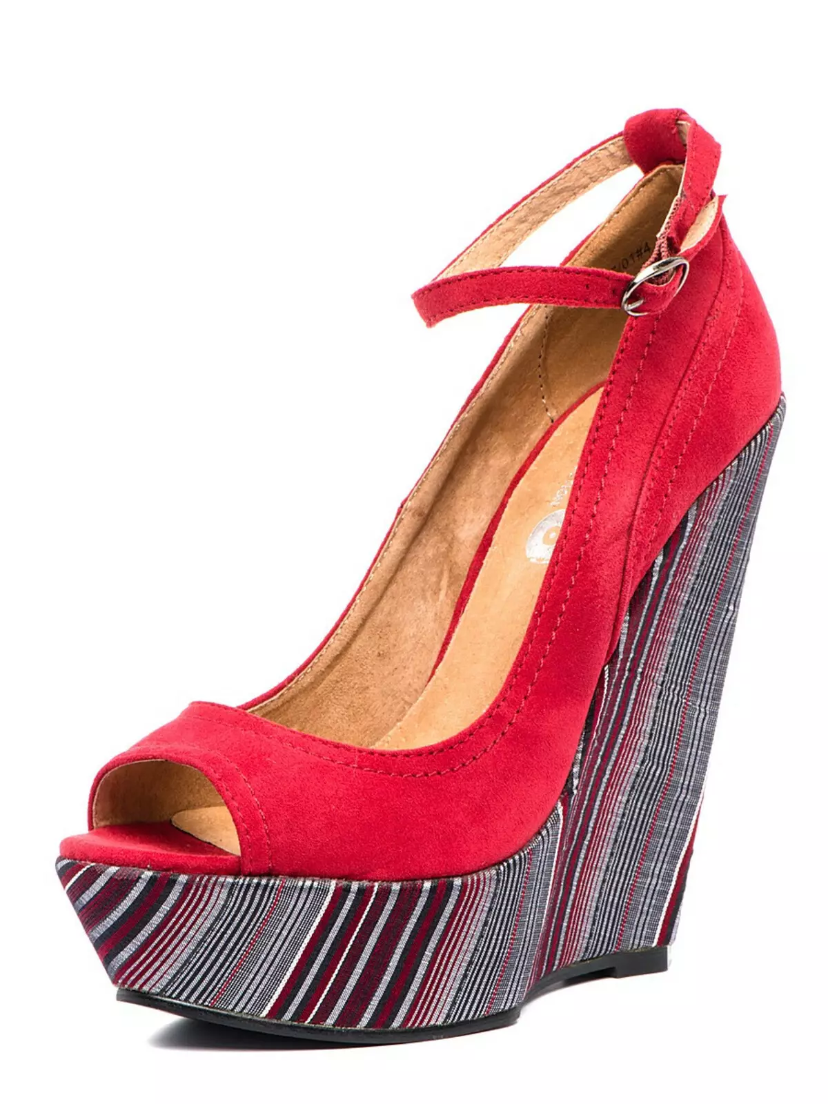 zapatos de gamuza roja (43 fotos): ¿Cuáles son los modelos en una alta y baja del talón, en una cuña y pasadores, cómo limpia 2472_17
