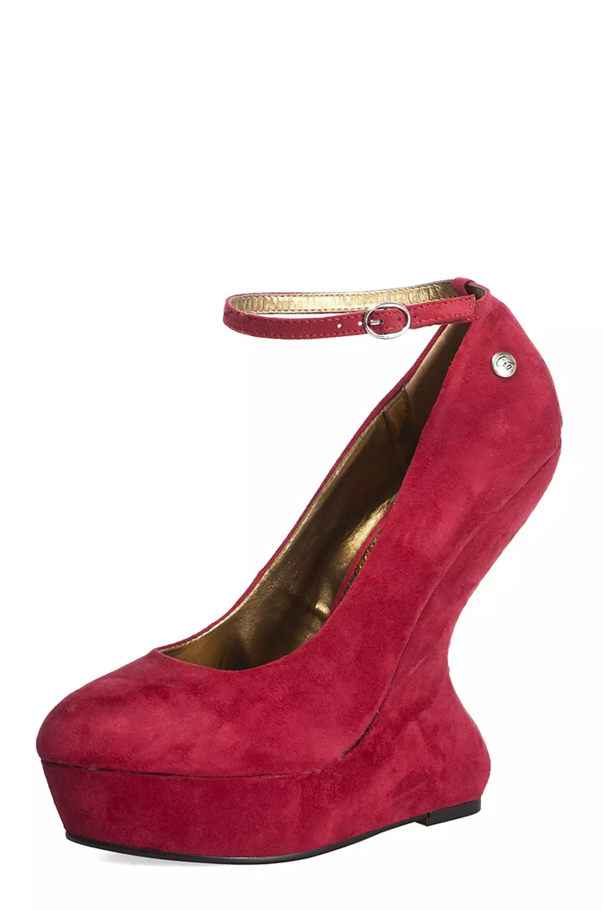 zapatos de gamuza roja (43 fotos): ¿Cuáles son los modelos en una alta y baja del talón, en una cuña y pasadores, cómo limpia 2472_19
