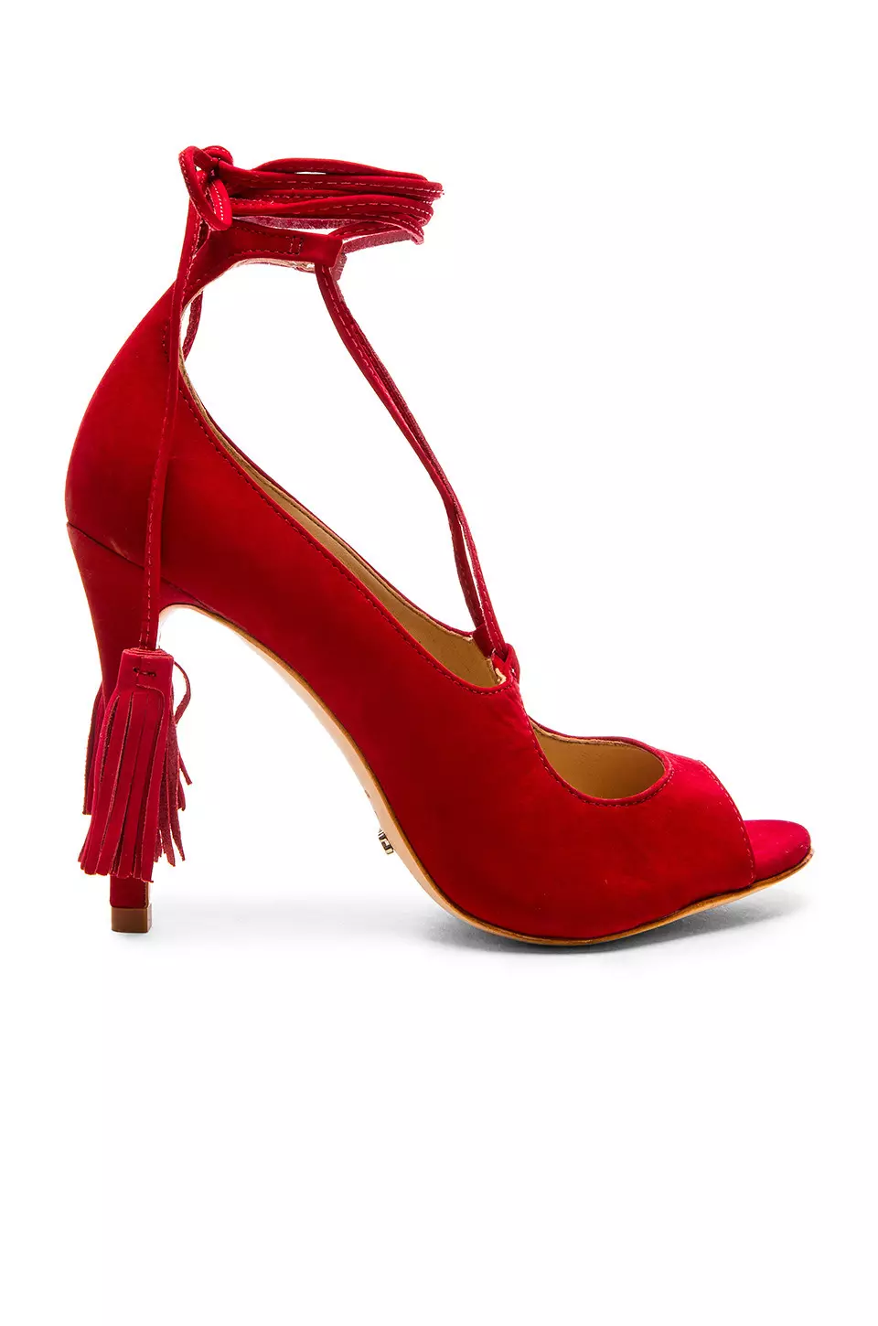 zapatos de gamuza roja (43 fotos): ¿Cuáles son los modelos en una alta y baja del talón, en una cuña y pasadores, cómo limpia 2472_22