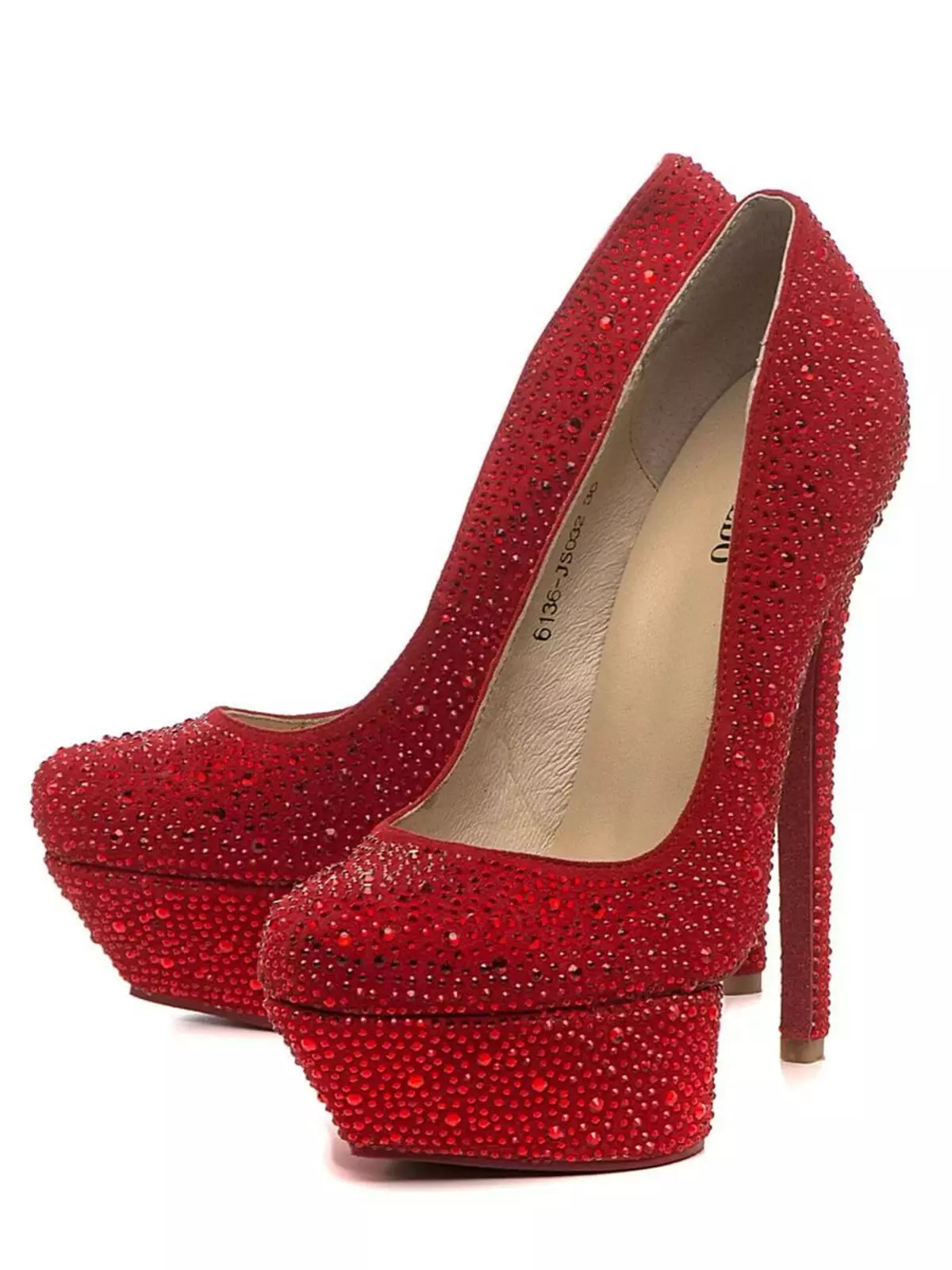 zapatos de gamuza roja (43 fotos): ¿Cuáles son los modelos en una alta y baja del talón, en una cuña y pasadores, cómo limpia 2472_25