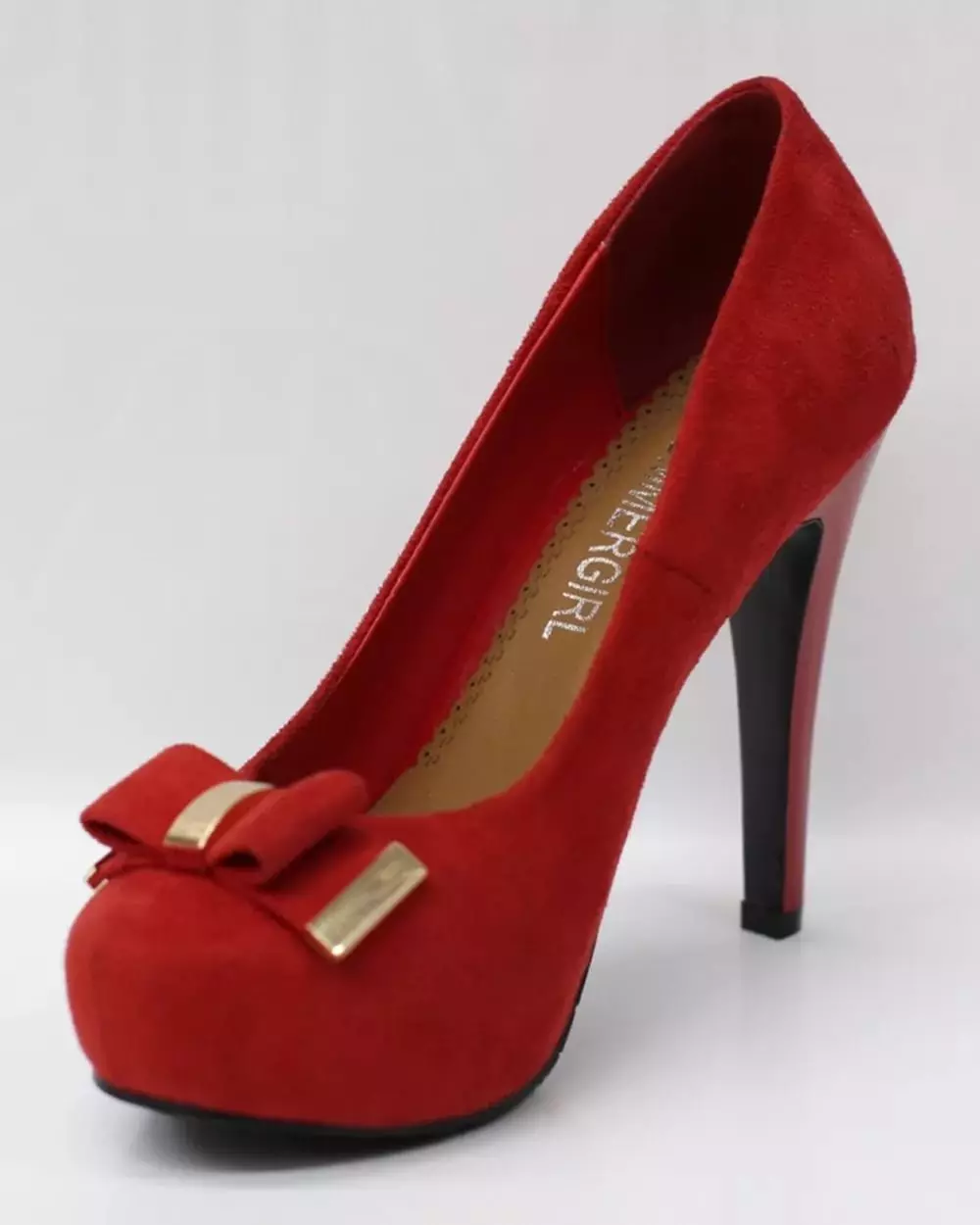zapatos de gamuza roja (43 fotos): ¿Cuáles son los modelos en una alta y baja del talón, en una cuña y pasadores, cómo limpia 2472_27