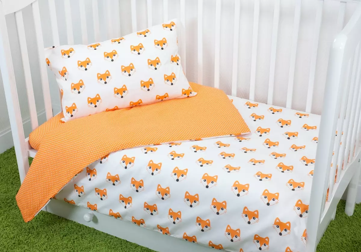 Комплект постельного белья для малышей magiccity апельсиновый Лис