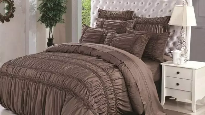 Tecido de roupa de cama: Que material é melhor comprar? Tipos e classificação. Como escolher a cama de alta qualidade? O que eles são costurados? 24761_58