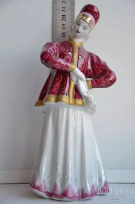 Figurine Dulyovo: porțelan 