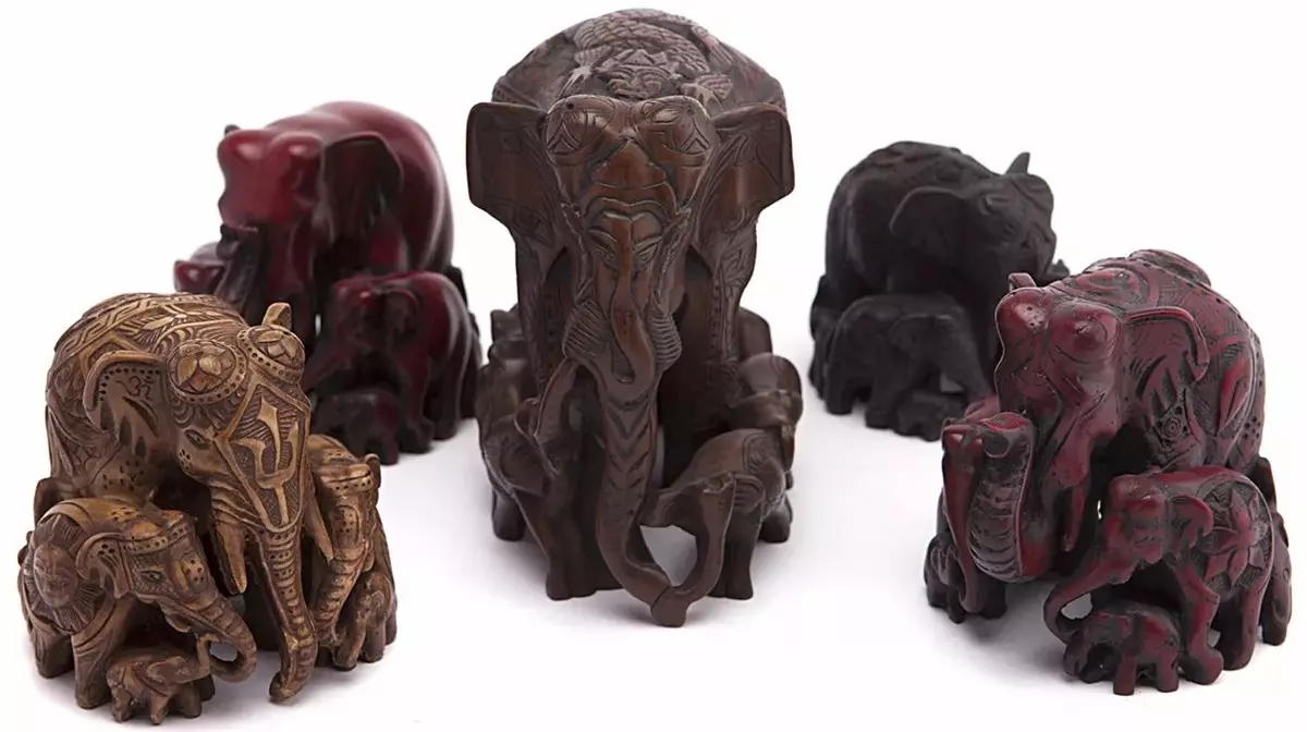 Figurky sedm slonů: Co znamená 7 kusů slonů? Mramor a další figurky. Jak je najít v domě? 24818_6