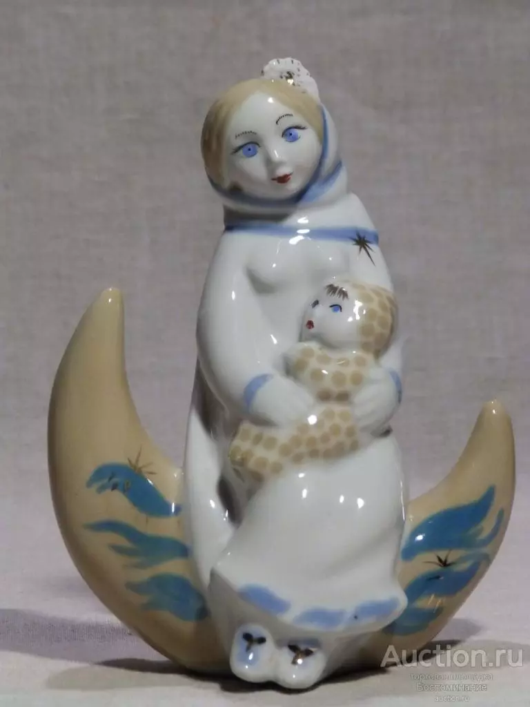 ソ連の置物：ソビエト時代の最も高価な人形。雪の乙女の置物やフィギュアスケート選手、クマや馬、スキーヤーやソ連の他のモデル 24823_5