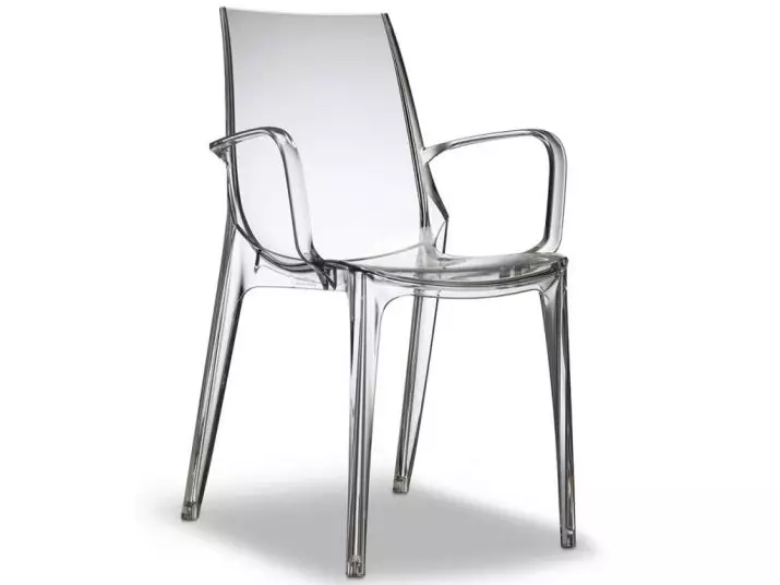 Şeffaf sandalyeler (59 fotoğraf): Plastik Bar Sandalyeler, İçişleri Modeller Hayalet ve Eames ve Diğer Şeffaf Tasarımcı Sandalyeler 24836_25