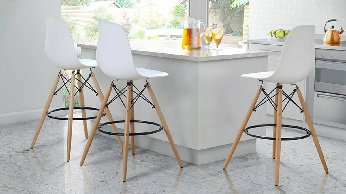 Mutfak Yarı ikili koltuklar (27 fotoğraf): sandalyeleri Özellikleri malzeme ve tasarım seçimi için 60 cm ve diğer modelleri önerileri yüksekliğindeki 24841_11