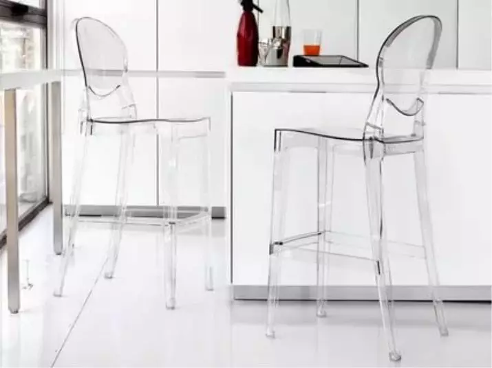 Mutfak Yarı ikili koltuklar (27 fotoğraf): sandalyeleri Özellikleri malzeme ve tasarım seçimi için 60 cm ve diğer modelleri önerileri yüksekliğindeki 24841_22