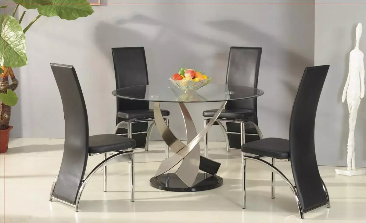 صندلی های آشپزخانه چرم (36 عکس): انتخاب مدل های آشپزخانه از درختان اکو، چرم چرم و چرم اصل، صندلی های بژ و مدل های رنگی Wenge در داخل کشور 24844_31
