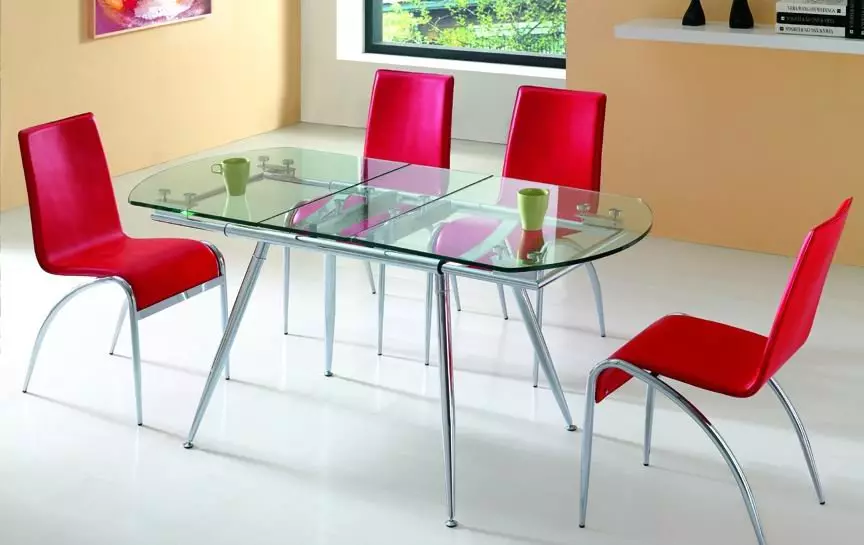 Najbolji kuhinjski stolovi (58 fotografija): Kako odabrati stol u kuhinji? Ocjena proizvođača iz Italije i drugih zemalja. Kako odabrati materijal i boju? 24859_25