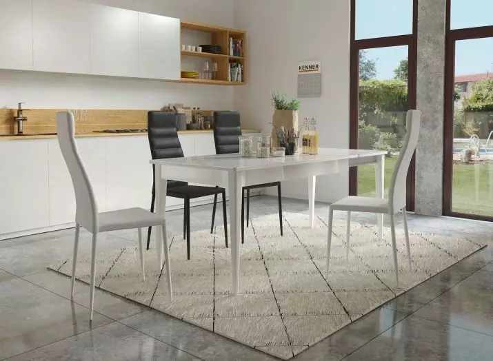 Legjobb konyhai asztalok (58 fotók): Hogyan válasszunk egy asztalt a konyhában? Olaszország és más országok gyártói minősítése. Hogyan válasszunk anyagot és színt? 24859_40