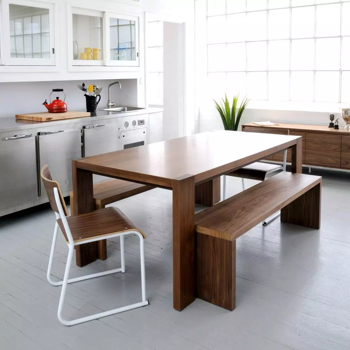 Legjobb konyhai asztalok (58 fotók): Hogyan válasszunk egy asztalt a konyhában? Olaszország és más országok gyártói minősítése. Hogyan válasszunk anyagot és színt? 24859_5