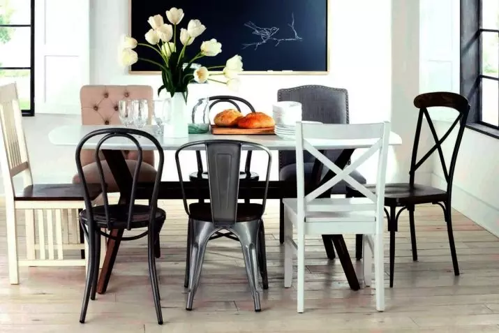 Najbolji kuhinjski stolovi (58 fotografija): Kako odabrati stol u kuhinji? Ocjena proizvođača iz Italije i drugih zemalja. Kako odabrati materijal i boju? 24859_51