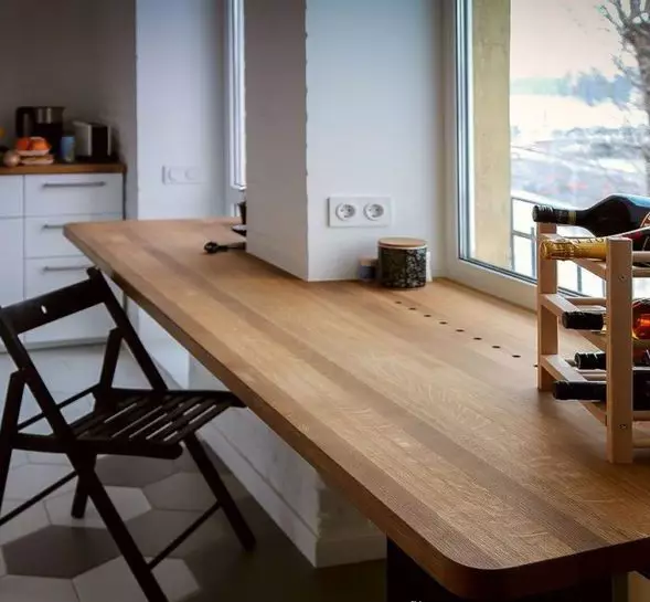 रसोई में सिली टेबल (36 फोटो): छोटे रसोईघर और 
