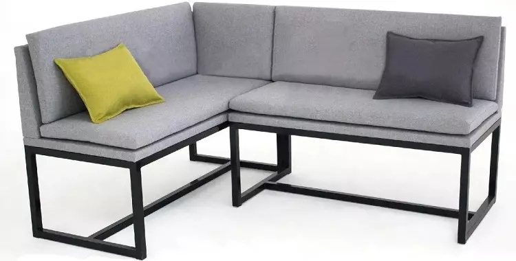 Kích thước của ghế sofa nhà bếp (21 ảnh): sofa mét trong bếp, chiều dài mô hình 100-110 và 120-130, 140-150 cm và các mô hình khác. Độ sâu, chiều rộng và chiều cao của ghế sofa 24874_19