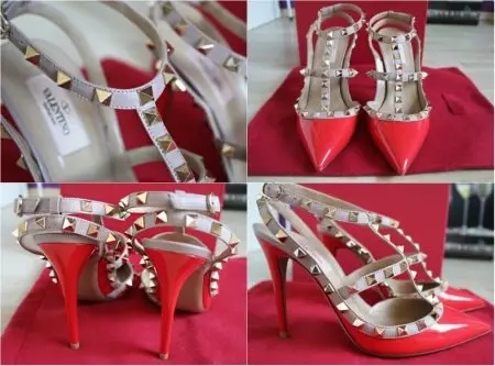 Valentino Shoes (62 รูปภาพ): STIKED MODELS, ROCKSTUD, แทงโก้, สีแดง, Garavani 2488_40