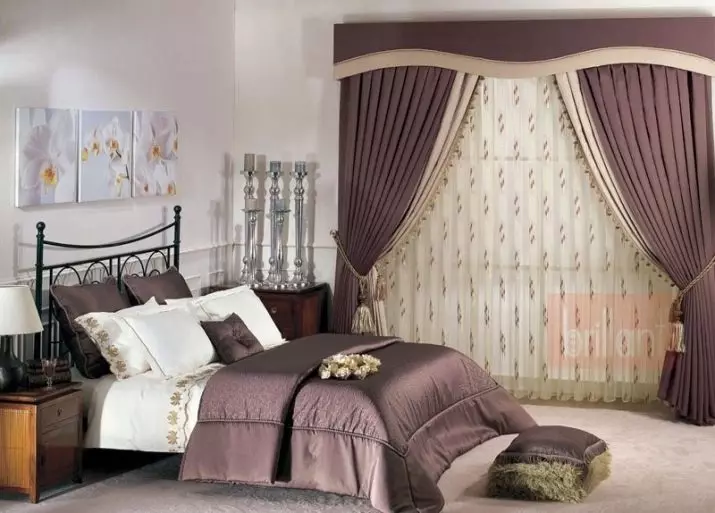 Gultas pārklāji uz dubultā gultā (48 fotogrāfijas): skaisti segas, standarta izmēri un dizains, veidi, satīns un citas gultas pārklāji ar ruffles un bez 24930_40