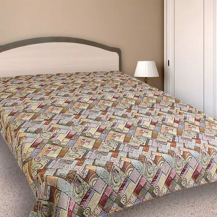 掛毯床罩（37張）：在床220x240和其他尺寸提花床罩，根據GOST，單聲道和其他床罩織物的組合物 24933_23