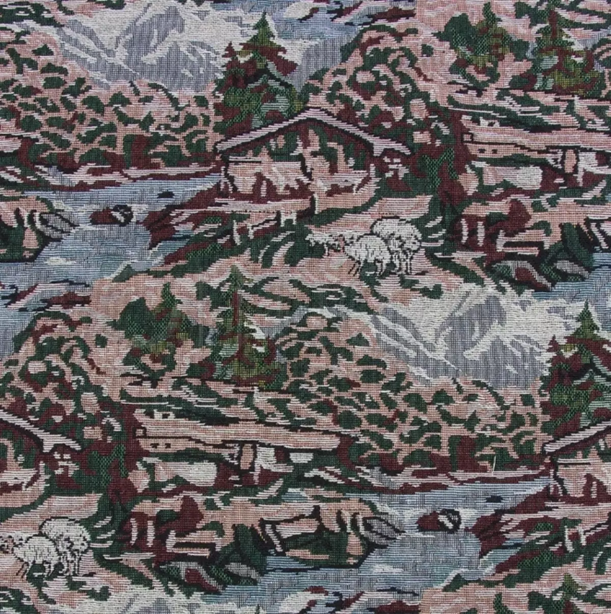 Bedspreads Tapestry (37 foto): Jacquard bedspreads në krevat 220x240 dhe madhësi të tjera, përbërjen e pëlhurës sipas GOST, monophonic dhe të tjera bedspreads 24933_27