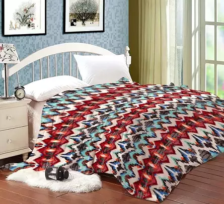 竹毛布：ロングパイルと繊維ecobambukaと、Liore、ベッド、マイナスとプラスのトルコからのチェック模様、レビュー 24934_20