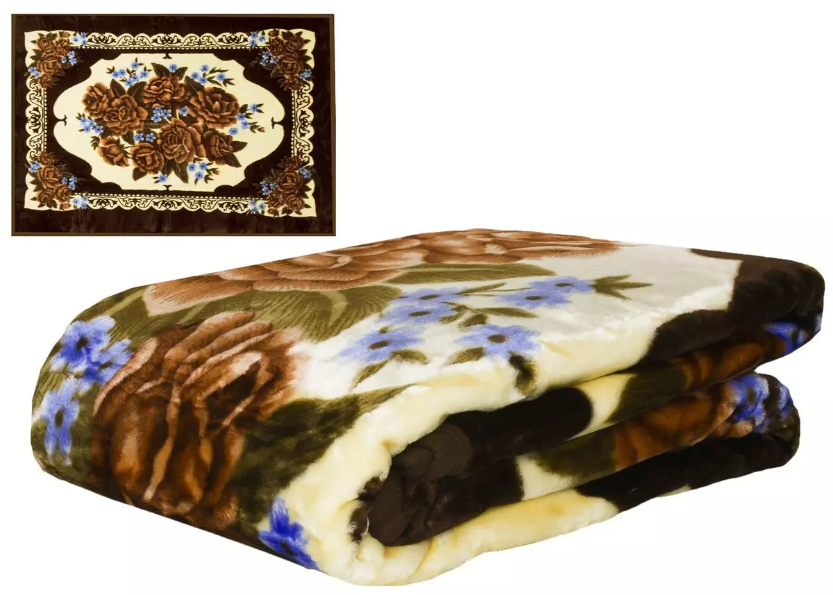 温暖的毯子：如何在床上选择一个舒适的床罩？温暖的毯子，材料和设计，尺寸和护理提示 24937_9