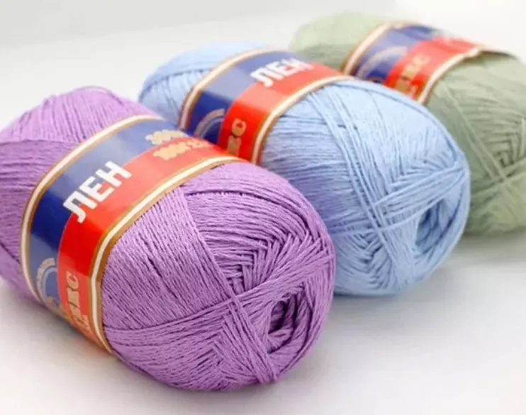 ニットポティ柄（69枚の写真）：編み物や他の糸のベッドの上にベッドスプレッド、正方形からの編み物、ループ、白、グレー、その他の色 24941_22