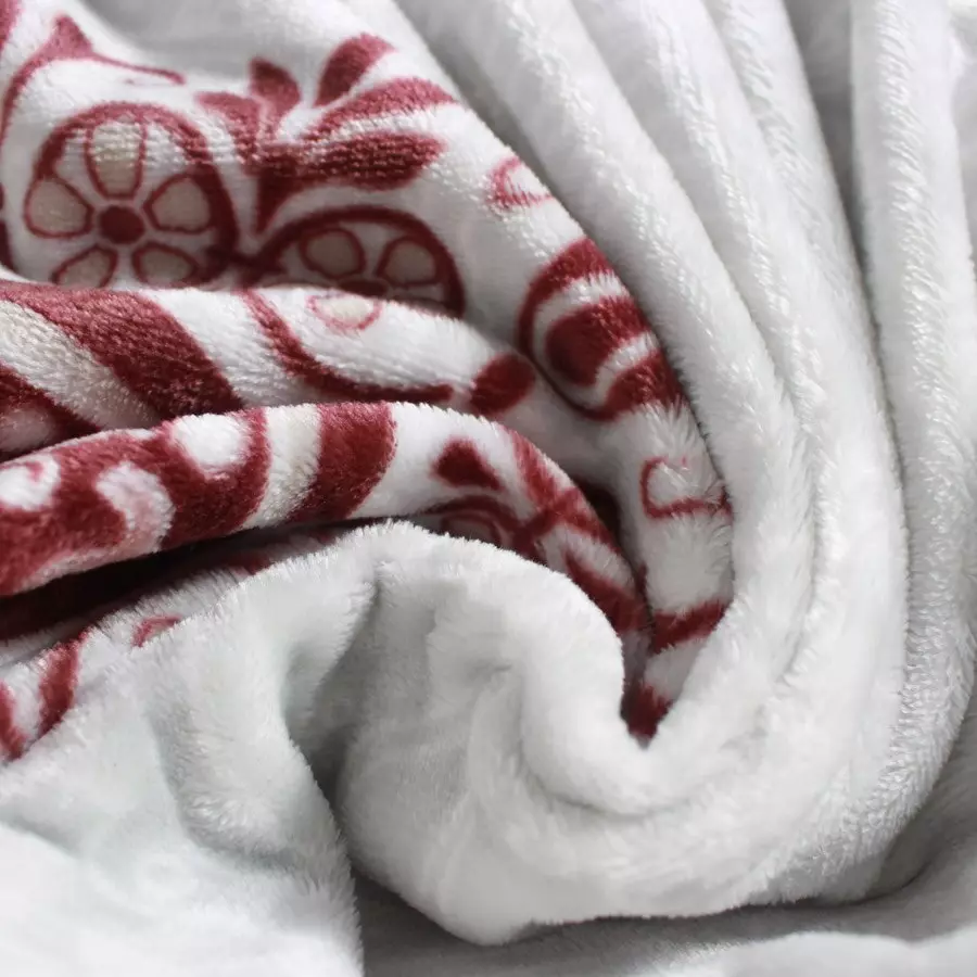 Plaids Fleece (36 fotos): Cubierto de Fleece 150x200, 200x220 y otros tamaños, con un logotipo y sin. ¿Cómo lavar? Rojo, blanco y otros 24947_12