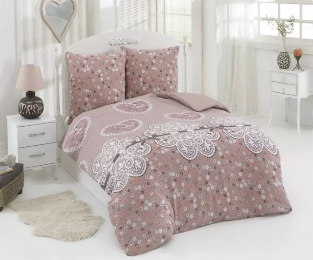 Terry Bed Linen: nagtakda sa usa ka goma nga banda nga adunay mga habol, uban pang mainit nga panapton nga mga kit, 2-kwarto ug 1-kwarto 24950_19