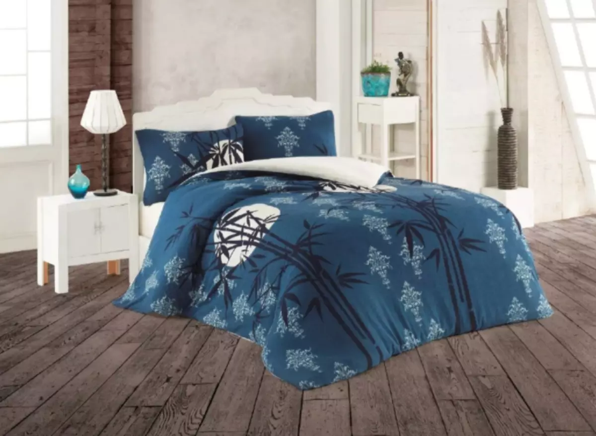 Terry Bed Linen: Σετ σε μια λωρίδα από καουτσούκ με κουβέρτες, άλλα ζεστά υφάσματα, 2 υπνοδωμάτια και 1 υπνοδωμάτιο 24950_6