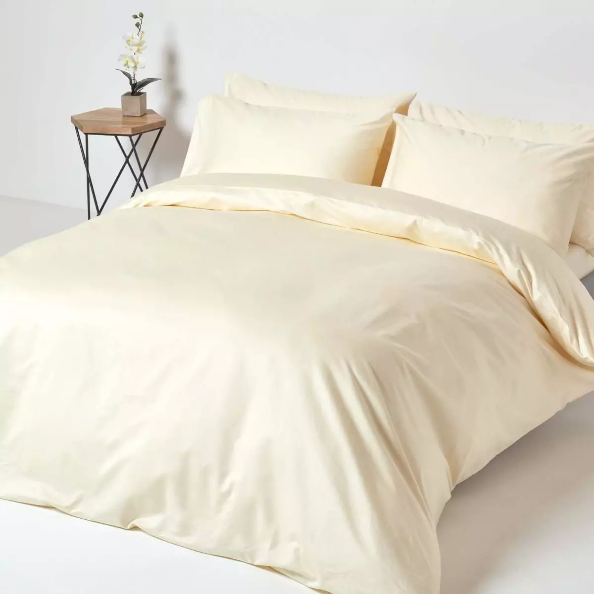 Liño de cama a partir de algodón egipcio: conxuntos de roupa de tecido de Exipto, vantaxes e contras, coidados e opinións de revisión 24953_5