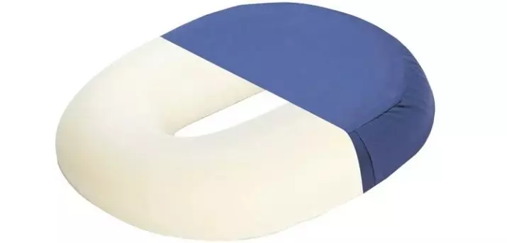 Orthopedic seating pillow: on a chair and bed, for spine and loins, models in the form of a ring with a hole, gel and others 24956_32