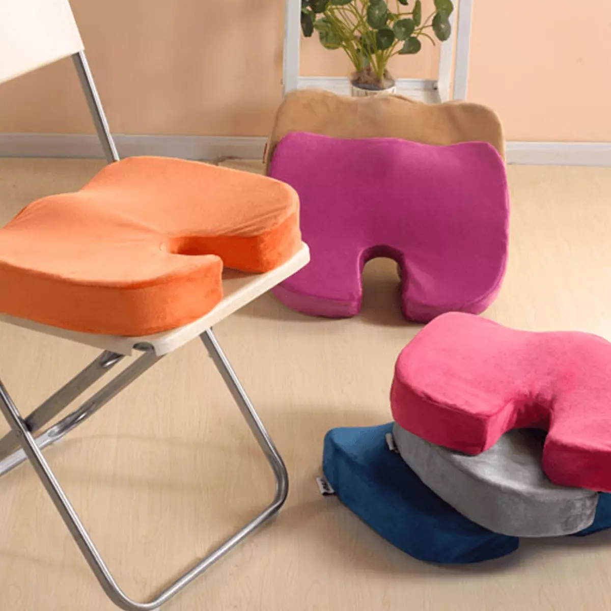 整形外科用座席枕：椅子とベッドの上、脊椎や腰のための、穴、ジェルなどのリングの形のモデル 24956_36