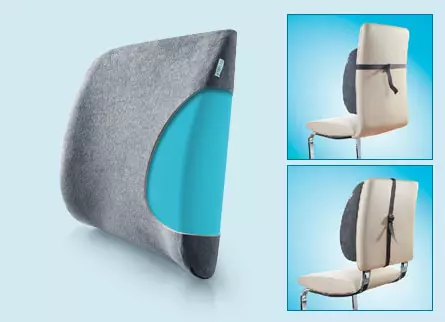 Orthopedic seating pillow: on a chair and bed, for spine and loins, models in the form of a ring with a hole, gel and others 24956_6
