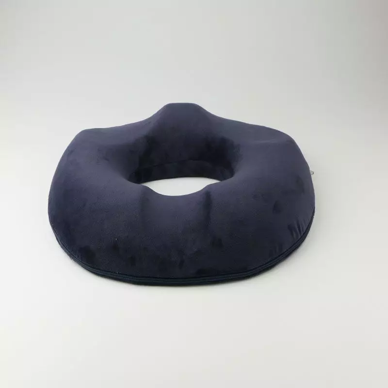 Orthopedic seating pillow: on a chair and bed, for spine and loins, models in the form of a ring with a hole, gel and others 24956_7